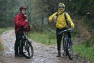 Simon And Pete Looking Wet, Afan Forest